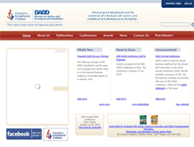 Tablet Screenshot of daddcec.org